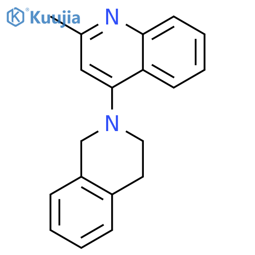 Quinoline, 4-(3,4-dihydro-2(1H)-isoquinolinyl)-2-methyl- structure
