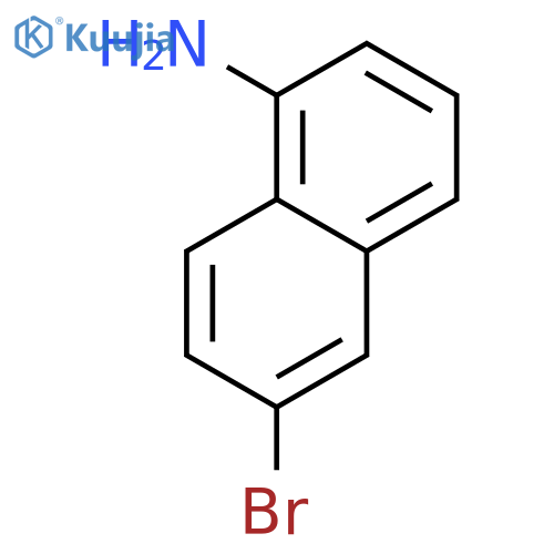 6-Bromo-1-naphthalenamine structure