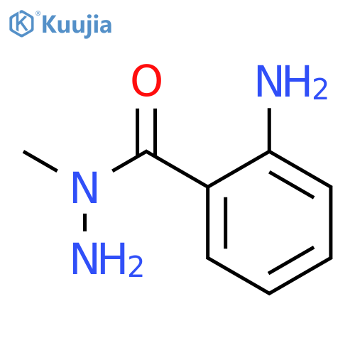 Benzoic acid, 2-amino-,1-methylhydrazide structure