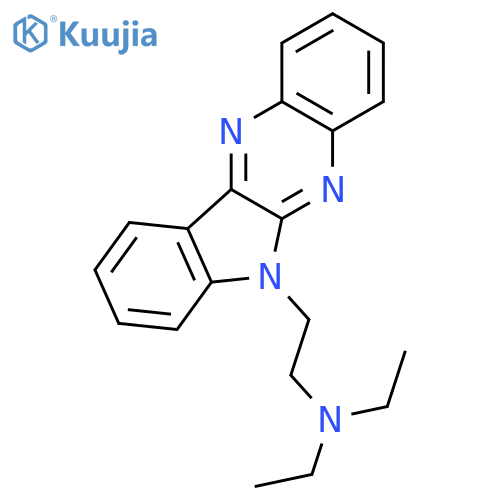 Diethyl-(2-indolo[2,3-b]quinoxalin-6-yl-ethyl)-amine structure