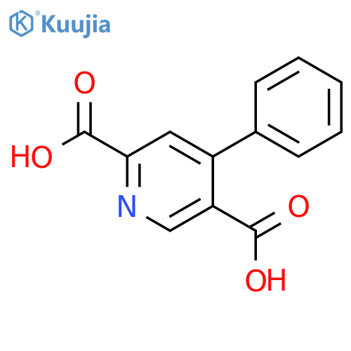 4-Phenyl-2,5-pyridinedicarboxylic acid structure