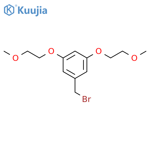 Benzene, 1-(bromomethyl)-3,5-bis(2-methoxyethoxy)- structure