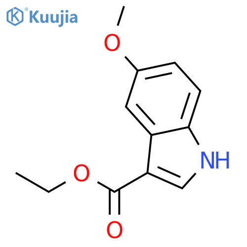 Ethyl 5-methoxy-1H-indole-3-carboxylate structure