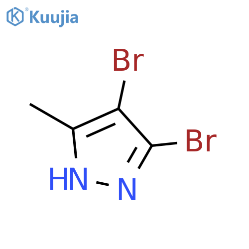 3,4-Dibromo-5-methyl-1H-pyrazole structure