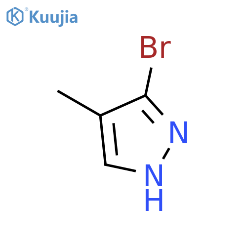 3-Bromo-4-methyl-1H-pyrazole structure