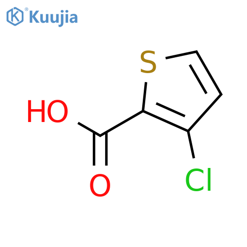 3-Chlorothiophene-2-carboxylic acid structure