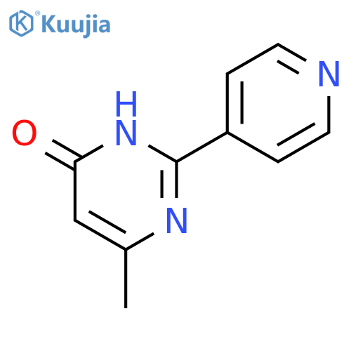 6-methyl-2-(pyridin-4-yl)-3,4-dihydropyrimidin-4-one structure