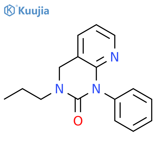 Pyrido[2,3-d]pyrimidin-2(1H)-one, 3,4-dihydro-1-phenyl-3-propyl- structure