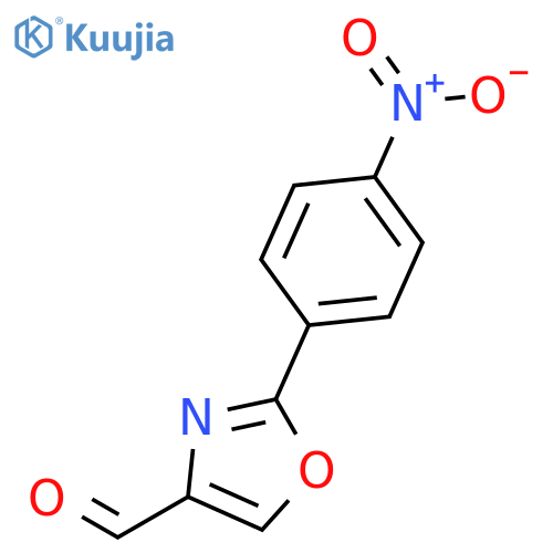 2-(4-Nitro-phenyl)-oxazole-4-carbaldehyde structure