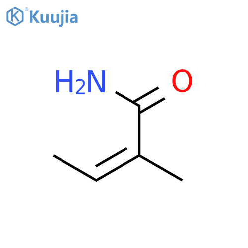 (Z)-2-methyl-2-butenamide structure