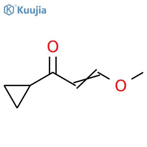 1-cyclopropyl-3-methoxyprop-2-en-1-one structure