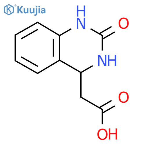 2-(2-Oxo-1,2,3,4-tetrahydroquinazolin-4-yl)acetic acid structure