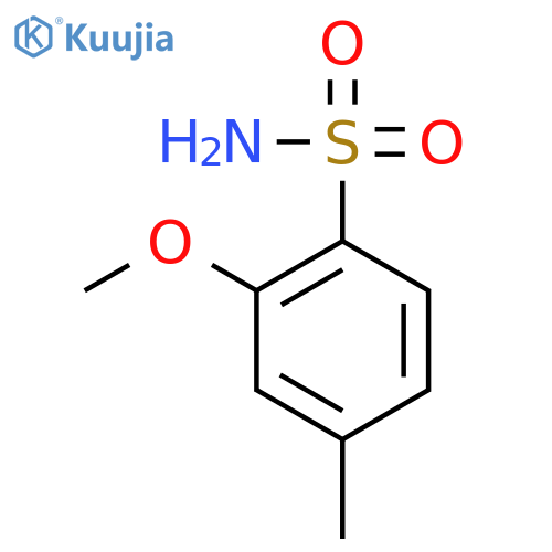 2-Methoxy-4-methylbenzenesulfonamide structure
