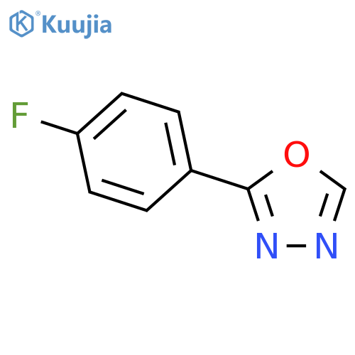 2-(4-Fluorophenyl)-1,3,4-oxadiazole structure