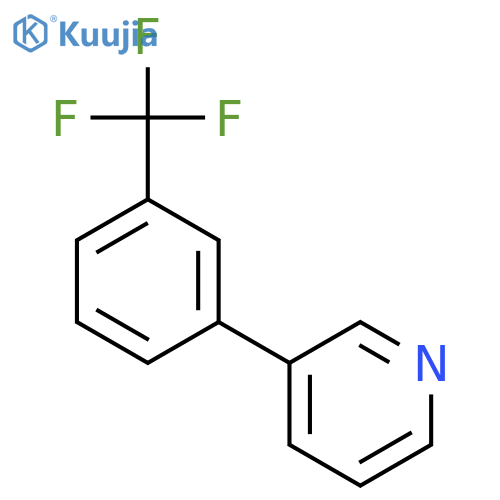 3-3-(trifluoromethyl)phenylpyridine structure