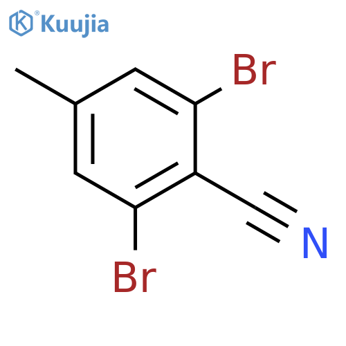 3,5-Dibromo-4-methylbenzonitrile structure