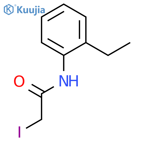 N-(2-Ethylphenyl)-2-iodoacetamide structure