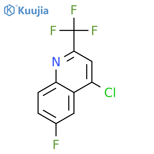 4-Chloro-6-fluoro-2-(trifluoromethyl)quinoline structure