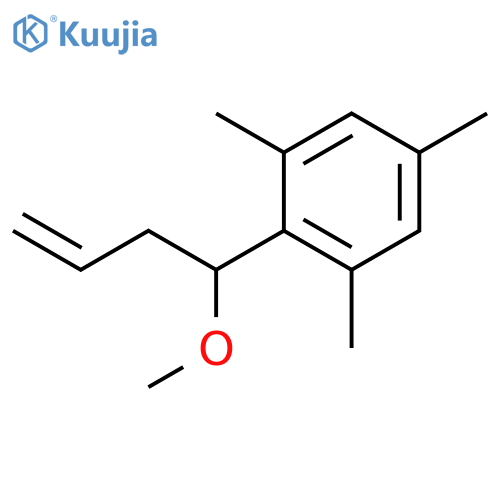 BENZENE, 2-(1-METHOXY-3-BUTENYL)-1,3,5-TRIMETHYL- structure