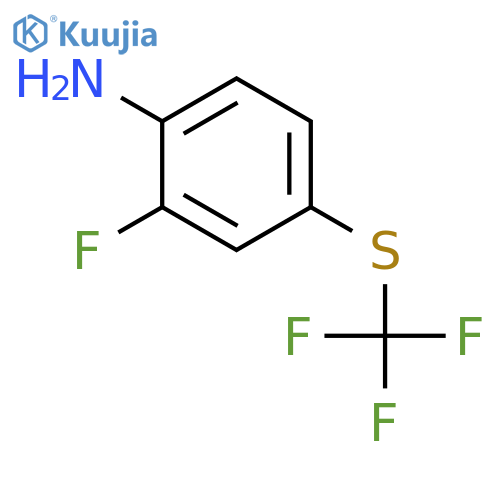 2-Fluoro-4-(trifluoromethylthio)aniline structure