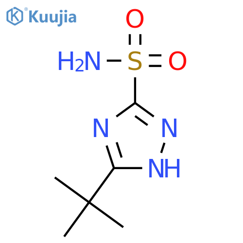 5-tert-butyl-4H-1,2,4-triazole-3-sulfonamide structure