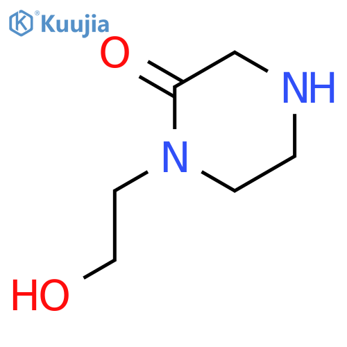 1-(2-hydroxyethyl)piperazin-2-one structure