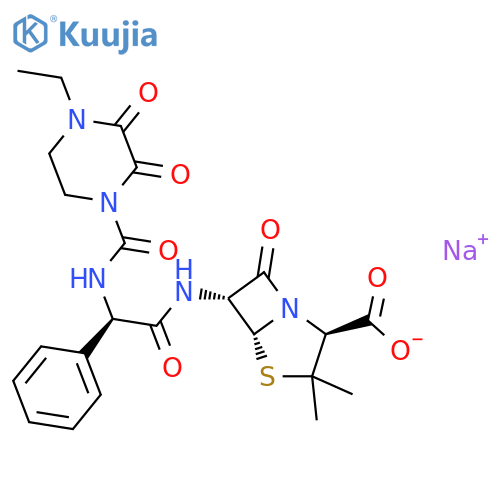Piperacillin sodium structure