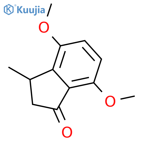 4,7-Dimethoxy-3-methyl-2,3-dihydro-1H-inden-1-one structure