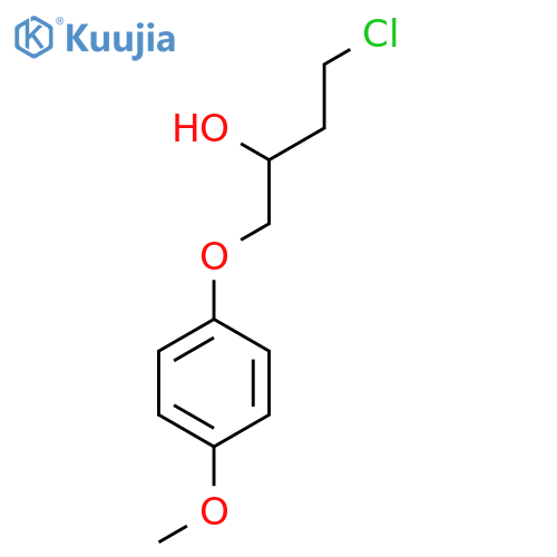 2-Butanol, 4-chloro-1-(4-methoxyphenoxy)- structure