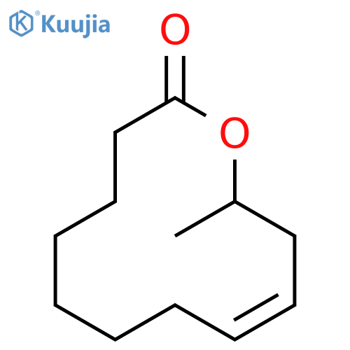 Oxacyclododec-9-en-2-one,12-methyl-, (9E,12R)- structure