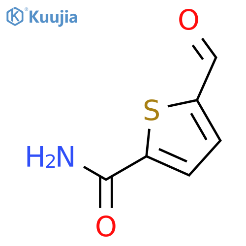 5-formylthiophene-2-carboxamide structure