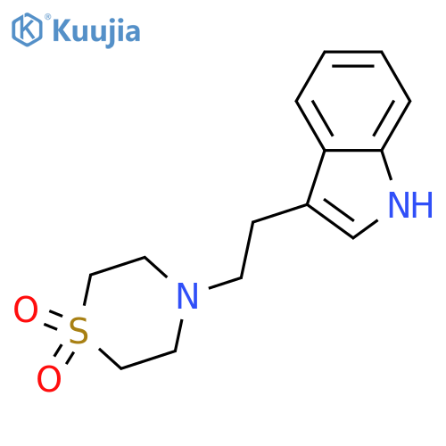 4-[2-(1H-INDOL-3-YL)ETHYL]-1LAMBDA6,4-THIAZINANE-1,1-DIONE structure