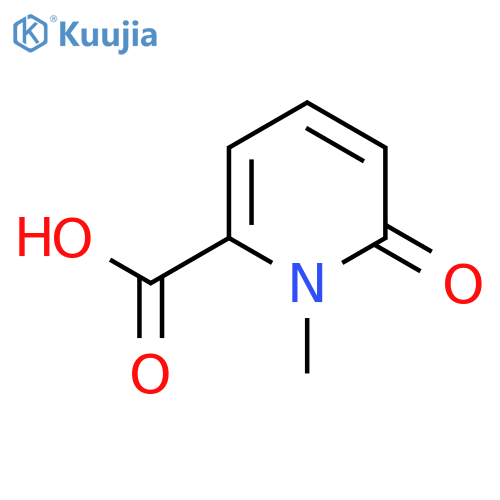 1-Methyl-6-oxo-1,6-dihydropyridine-2-carboxylic acid structure