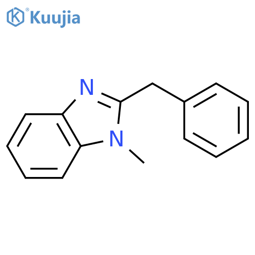 2-benzyl-1-methyl-1H-1,3-benzodiazole structure