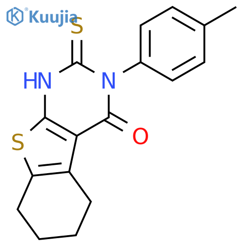 4-(4-methylphenyl)-5-sulfanyl-8-thia-4,6-diazatricyclo7.4.0.0,2,7trideca-1(9),2(7),5-trien-3-one structure