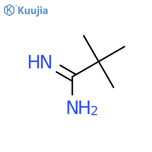 2,2-Dimethylpropanimidamide hydrochloride structure