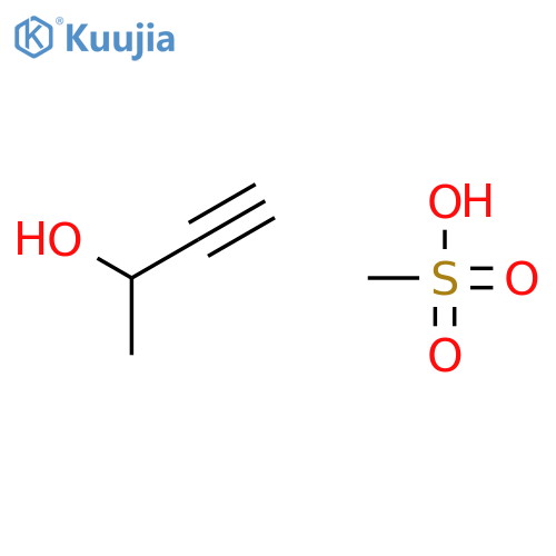 but-3-yn-2-yl methanesulfonate structure