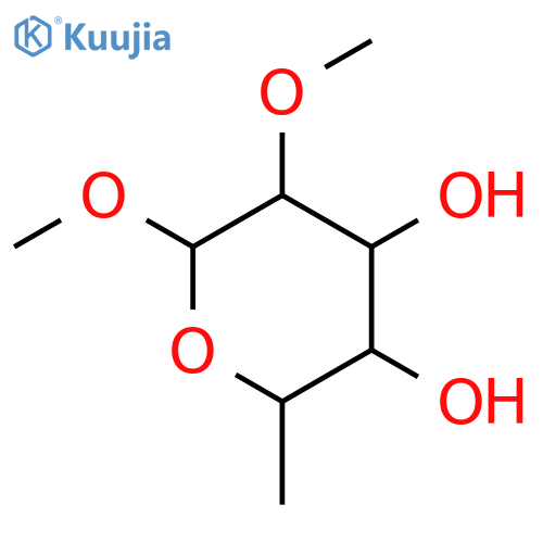 Methyl 6-Deoxy-2-O-methyl-alpha-D-galactopyranoside structure