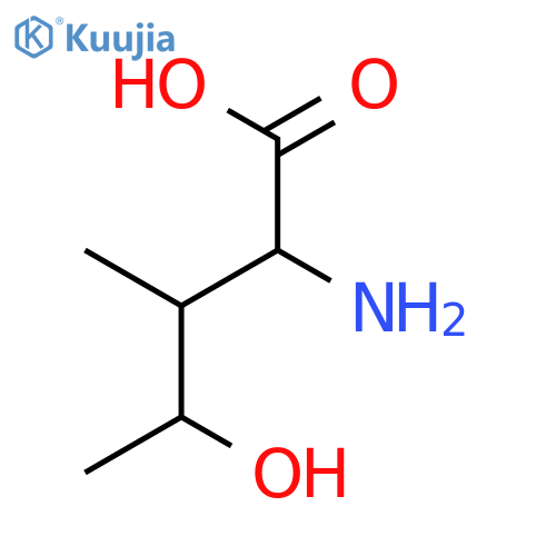 (2R,3R,4S)-2-amino-4-hydroxy-3-methylpentanoic acid structure