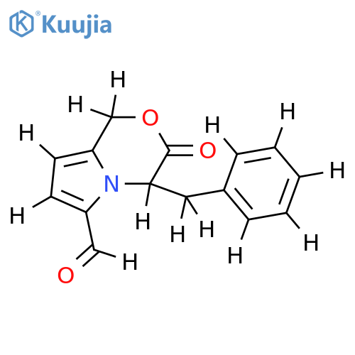 3-Oxo-4-benzyl-3,4-dihydro-1H-pyrrolo [2,1-c] oxazine-6-methylal structure