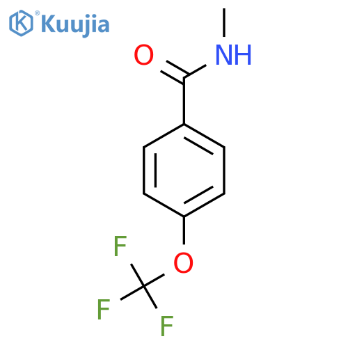 Benzamide, N-methyl-4-(trifluoromethoxy)- structure