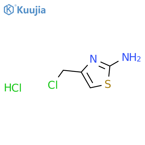 2-Thiazolamine, 4-(chloromethyl)-, hydrochloride structure