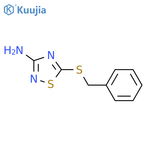 3-Amino-5-(benzylthio)-1,2,4-thiadiazole structure