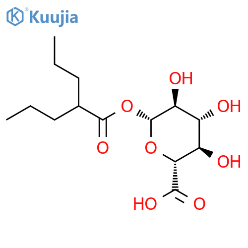 Valproic Acid b-D-Glucuronide structure