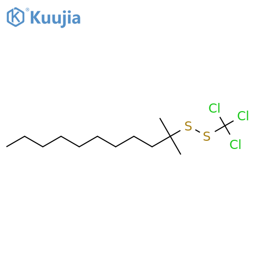Disulfide, tert-dodecyl trichloromethyl structure