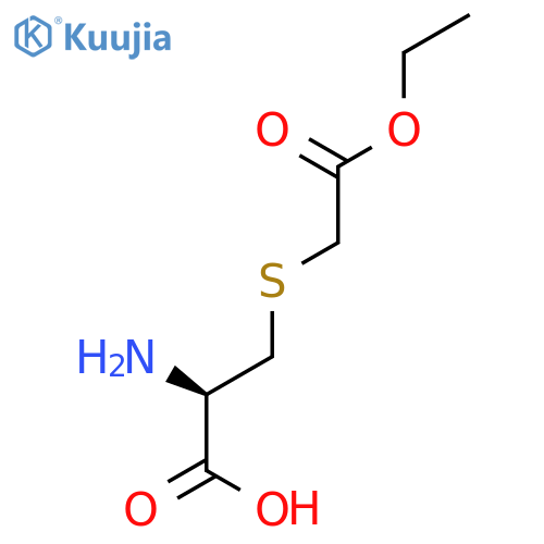 2-amino-3-(2-ethoxy-2-oxoethyl)sulfanylpropanoic acid structure