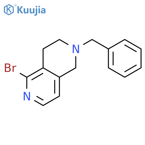 2-Benzyl-5-bromo-1,2,3,4-tetrahydro-2,6naphthyridine structure