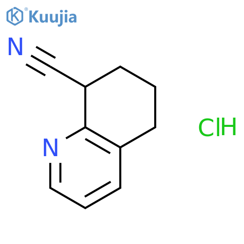 5,6,7,8-tetrahydro-8-Quinolinecarbonitrile hydrochloride structure