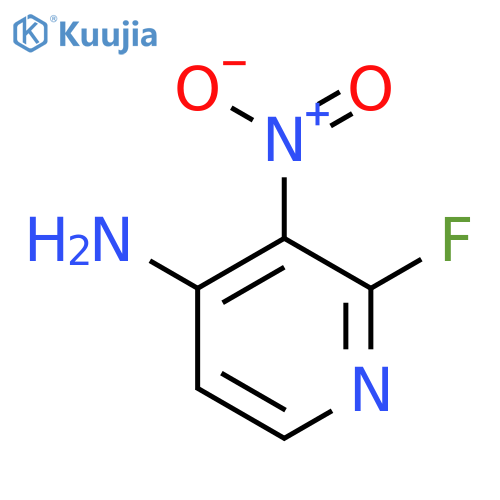 2-fluoro-3-nitro-4-Pyridinamine structure