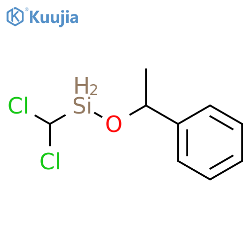 Silane, dichloromethyl(1-phenylethoxy)- structure